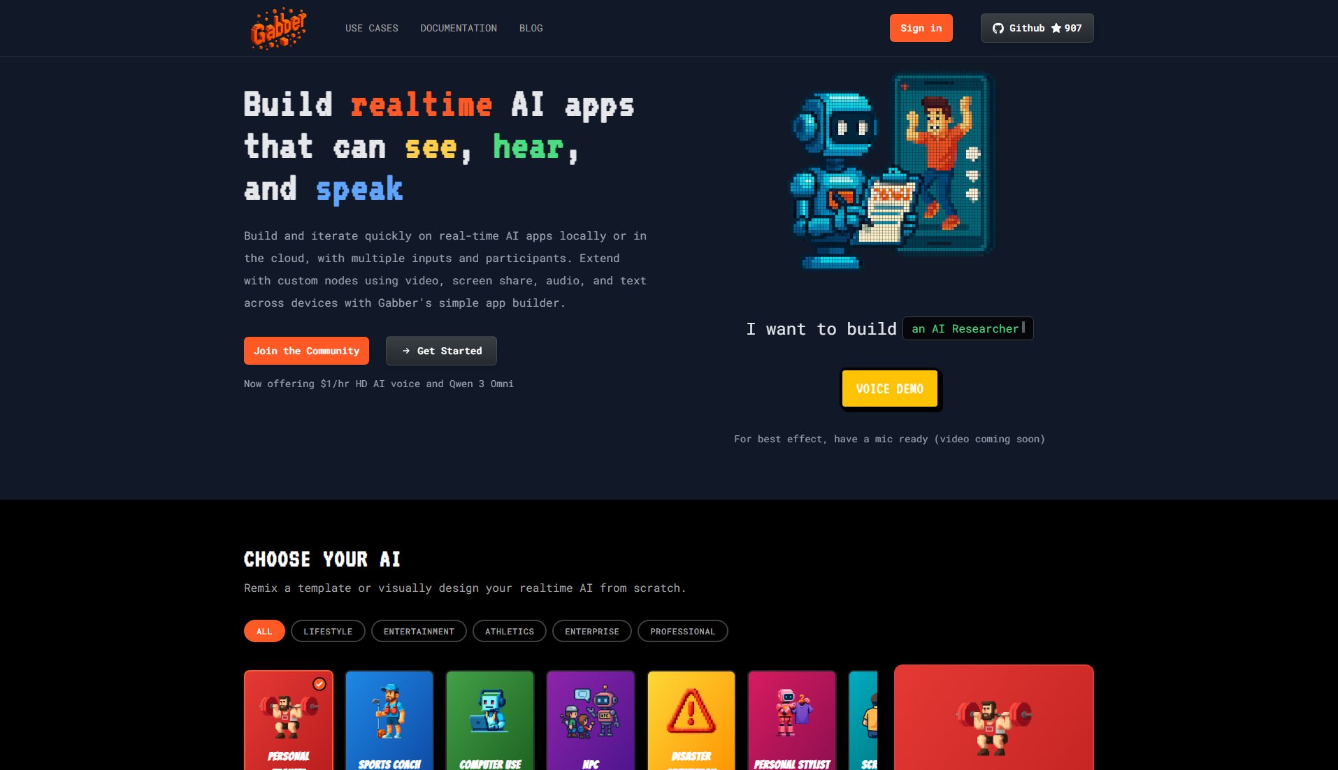 Gabber Gabber Interface & Screenshots
