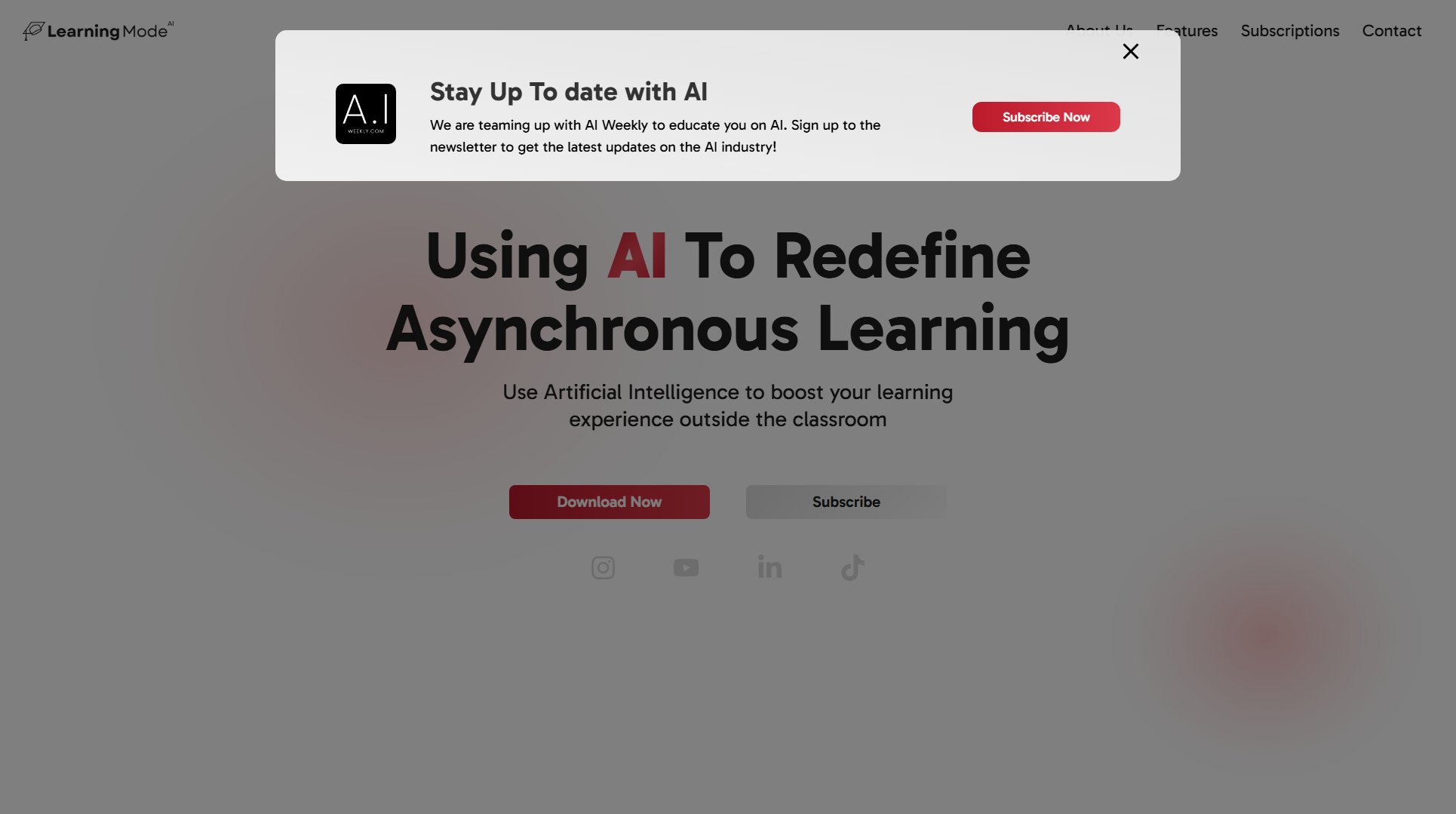 Learning Mode AI Screenshot
