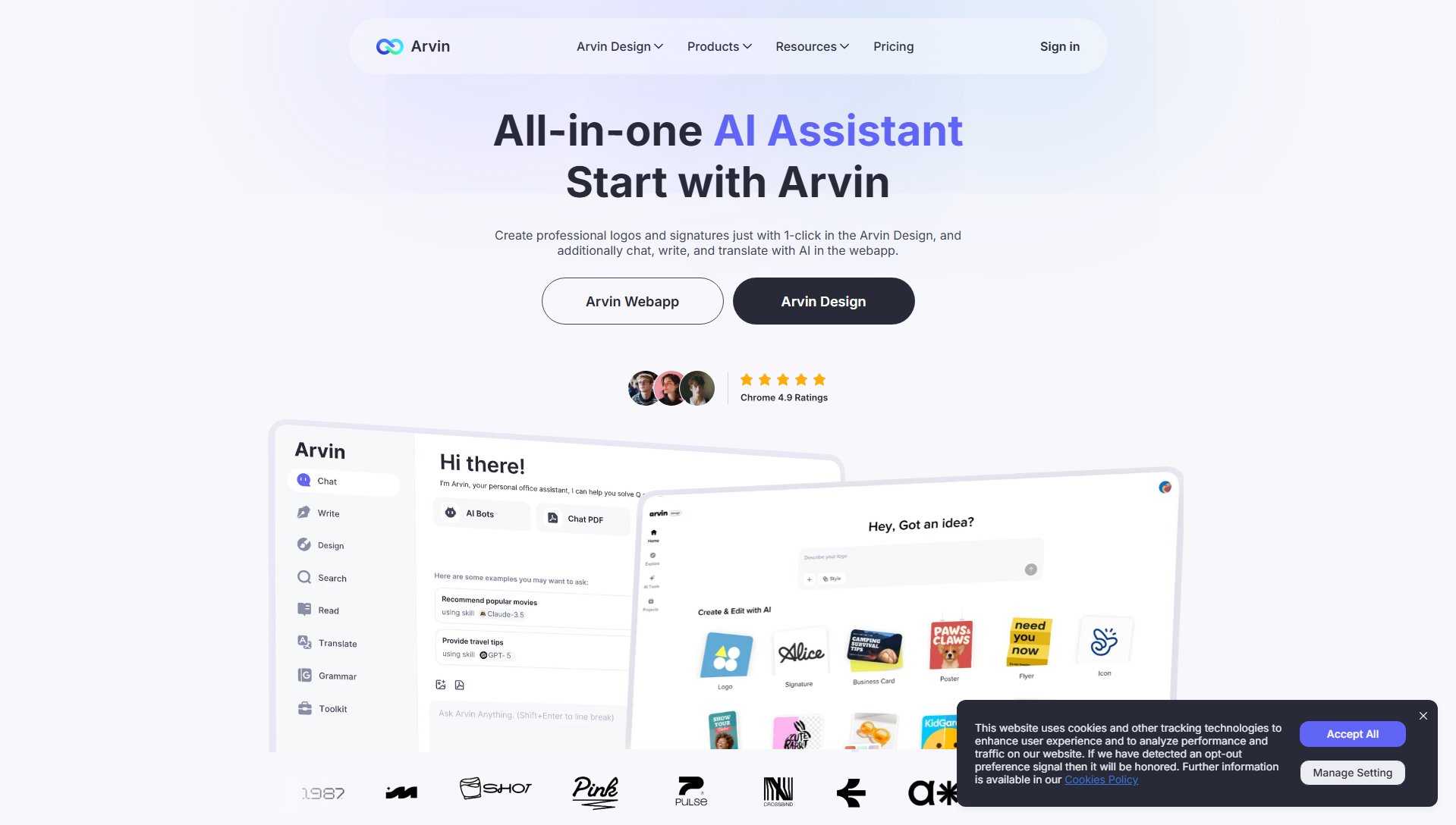 Arvin AI Arvin AI Interface & Screenshots Arvin AI Arvin AI Interface & Screenshots