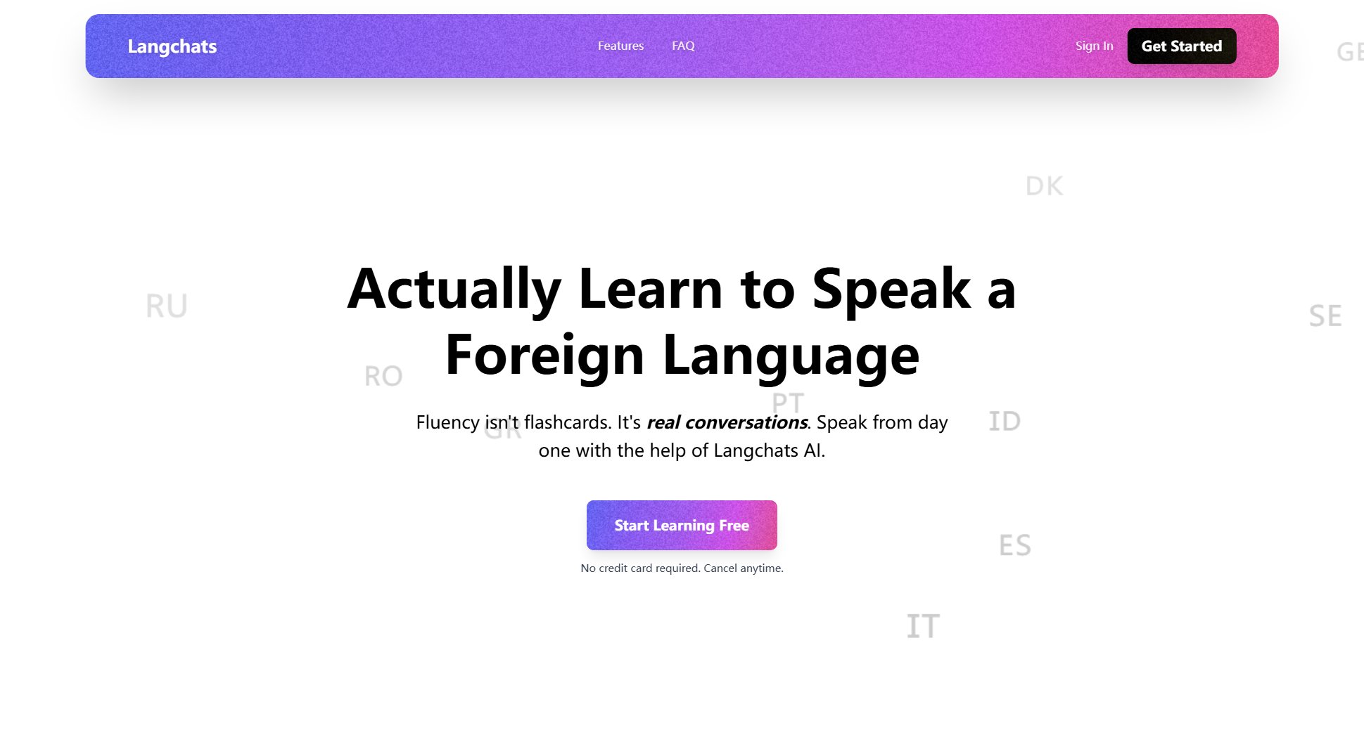 Langchats Langchats Interface & Screenshots Langchats Langchats Interface & Screenshots
