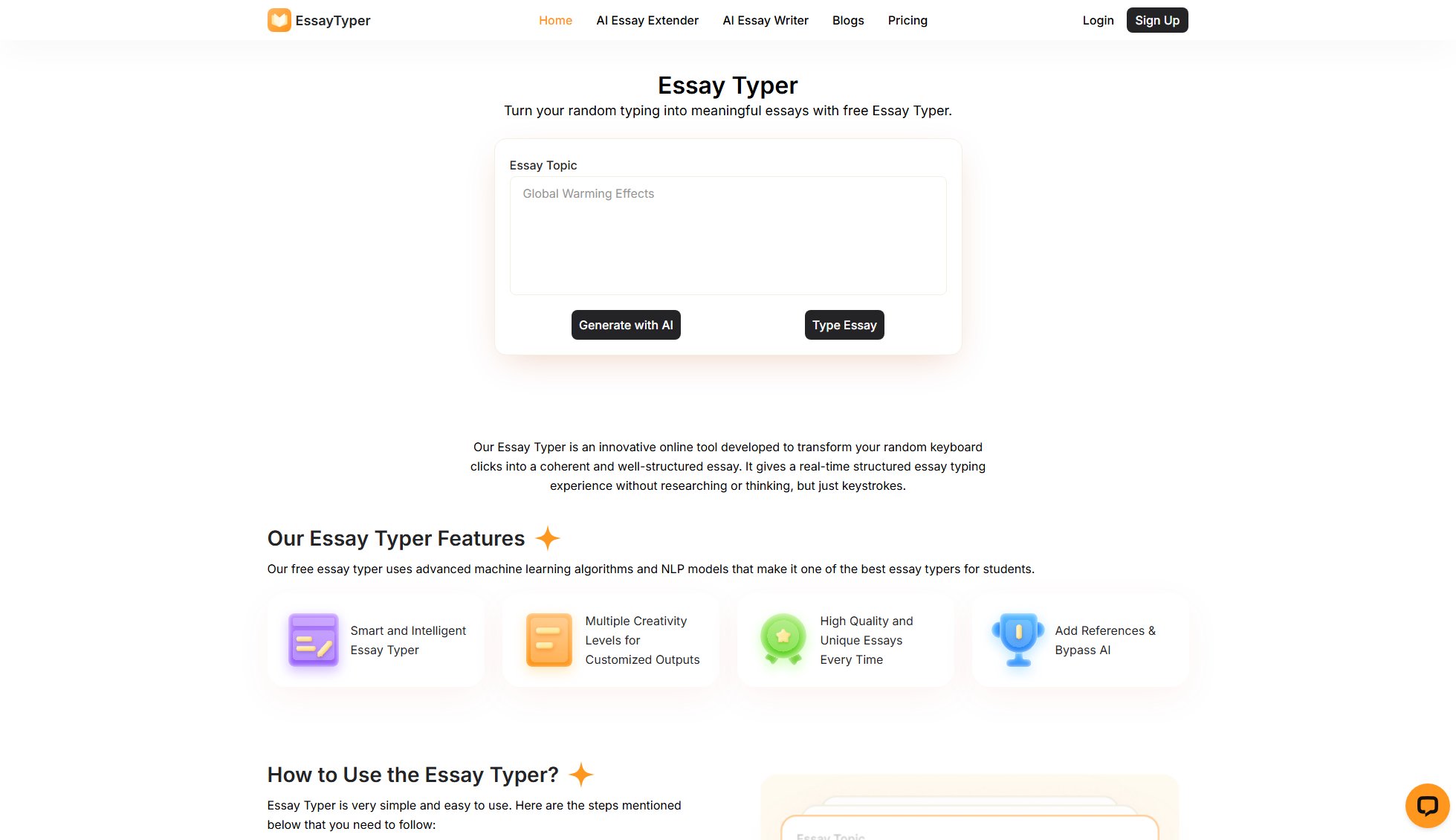 Essay Typer Essay Typer Interface & Screenshots Essay Typer Essay Typer Interface & Screenshots