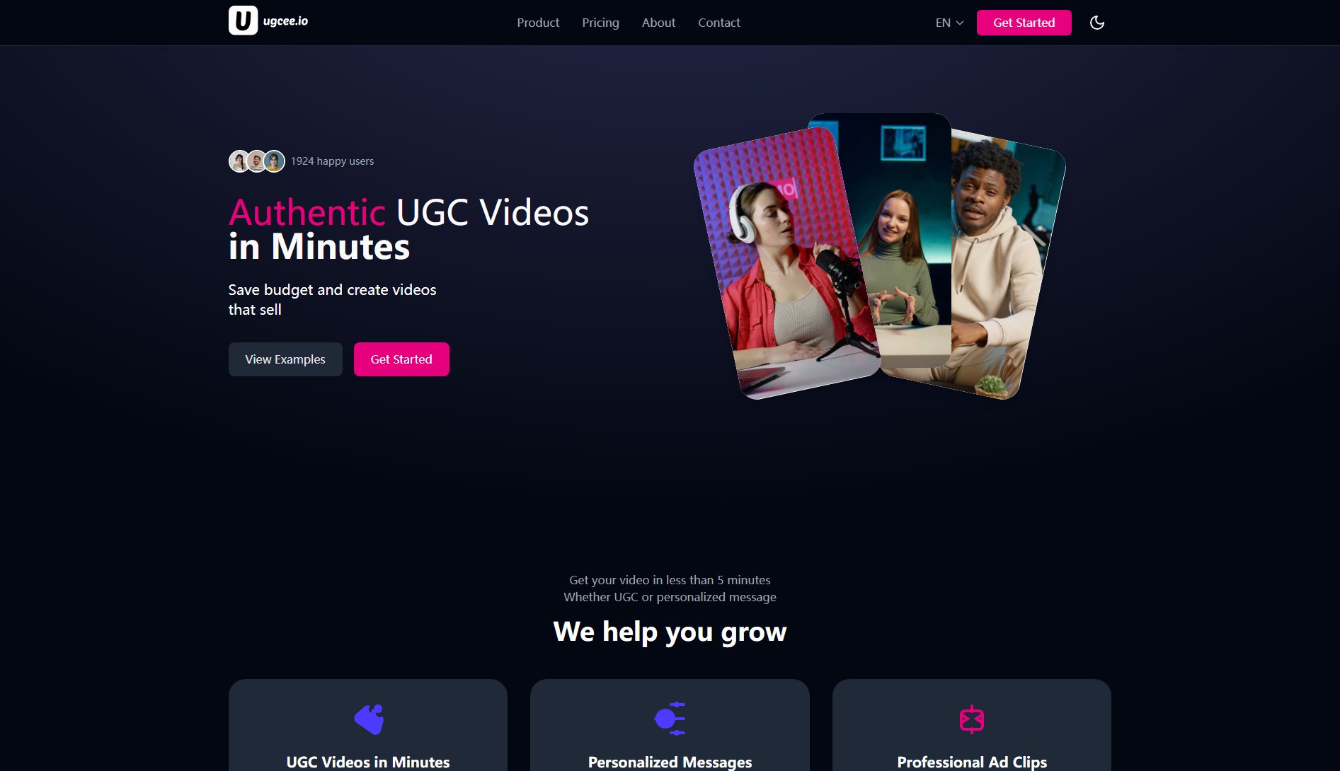 UGC Video Generator UGC Video Generator Interface & Screenshots UGC Video Generator UGC Video Generator Interface & Screenshots