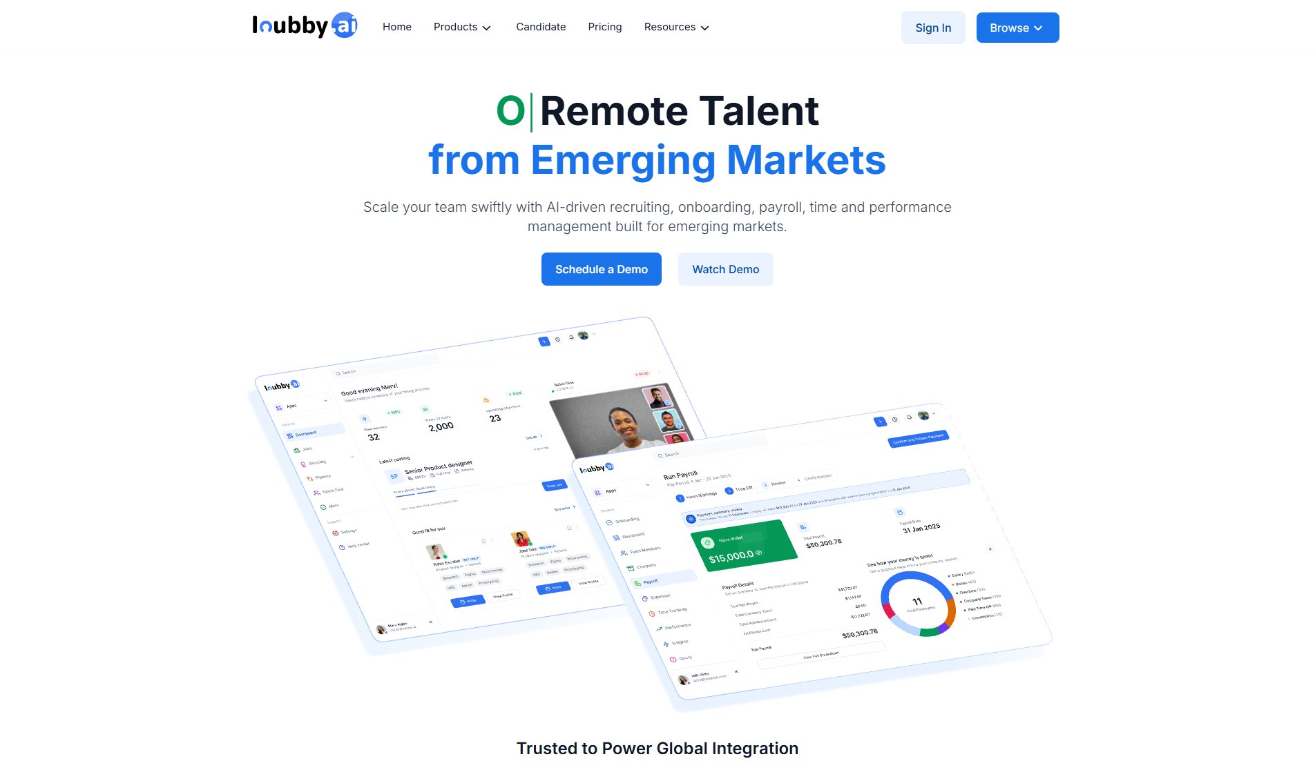 Loubby Loubby Interface & Screenshots