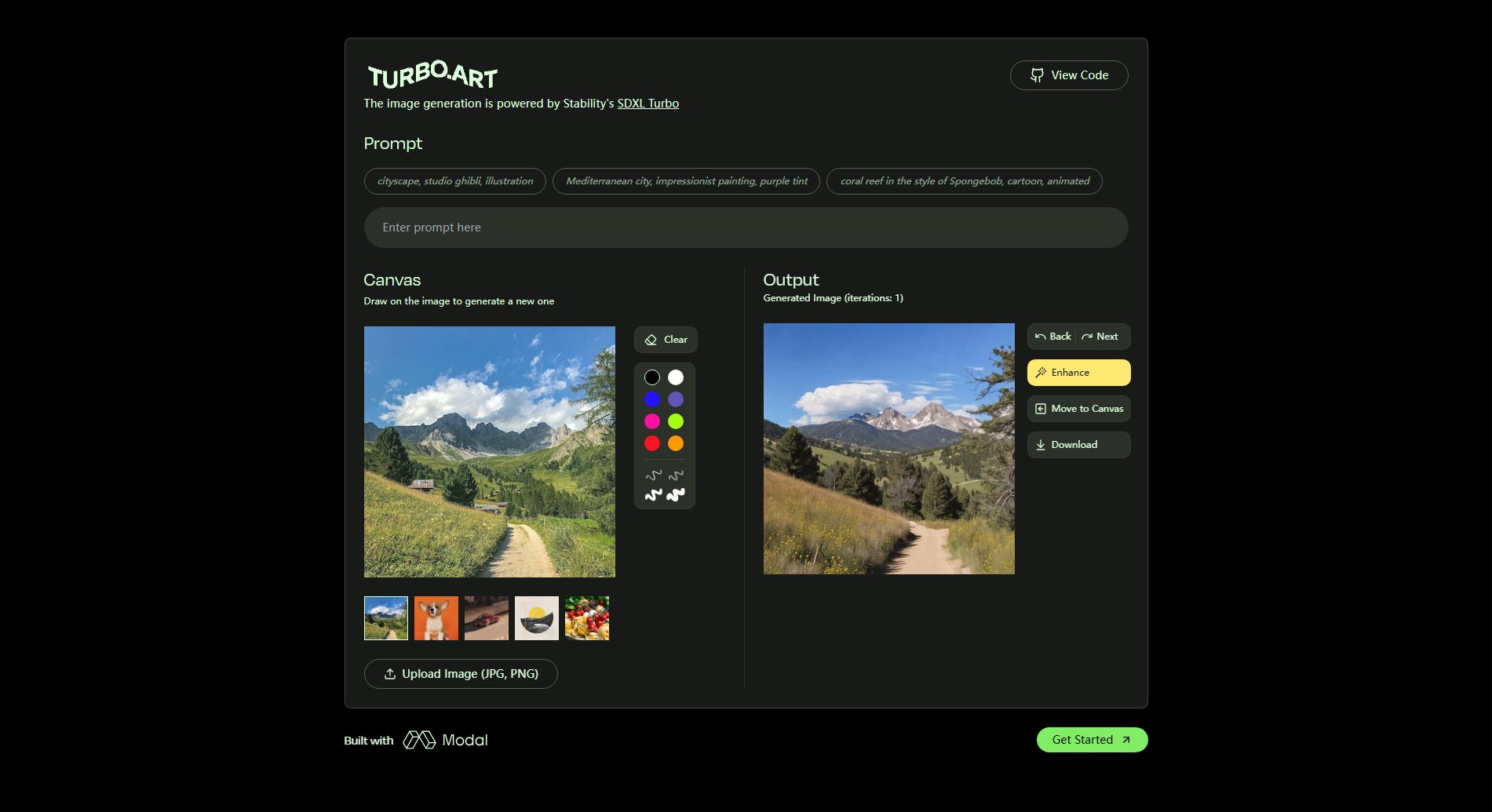 Turbo.Art Turbo.Art Interface & Screenshots Turbo.Art Turbo.Art Interface & Screenshots