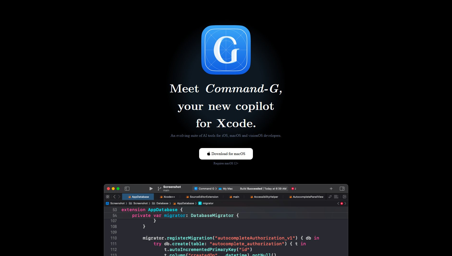 Command-G Command-G Interface & Screenshots