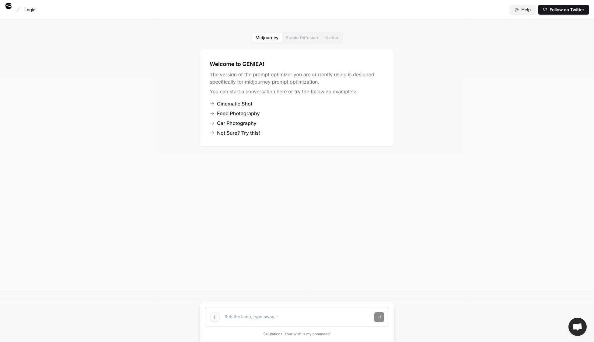 Geniea Geniea Interface & Screenshots Geniea Geniea Interface & Screenshots