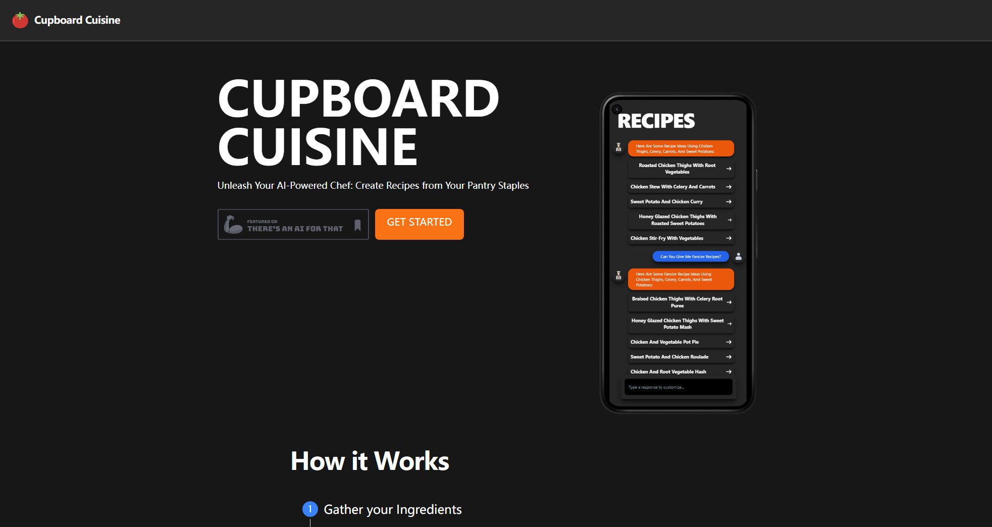 Cupboard Cuisine Cupboard Cuisine Interface & Screenshots Cupboard Cuisine Cupboard Cuisine Interface & Screenshots
