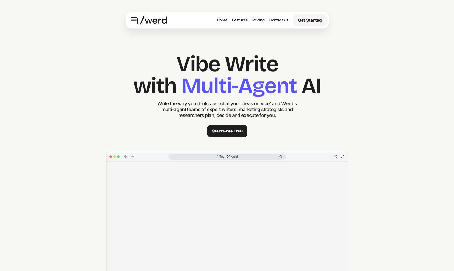 Werd Werd Interface & Screenshots Werd Werd Interface & Screenshots