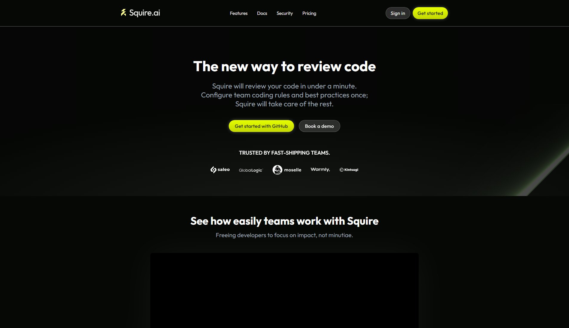 Squire AI Squire AI Interface & Screenshots
