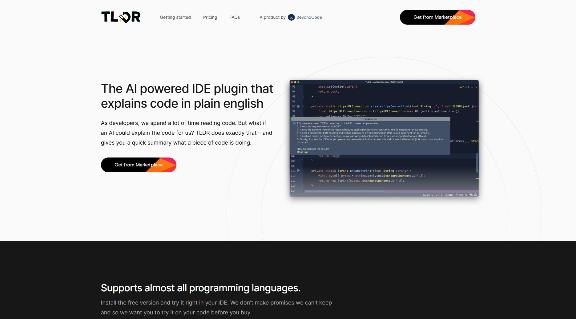 TLDR TLDR Interface & Screenshots TLDR TLDR Interface & Screenshots