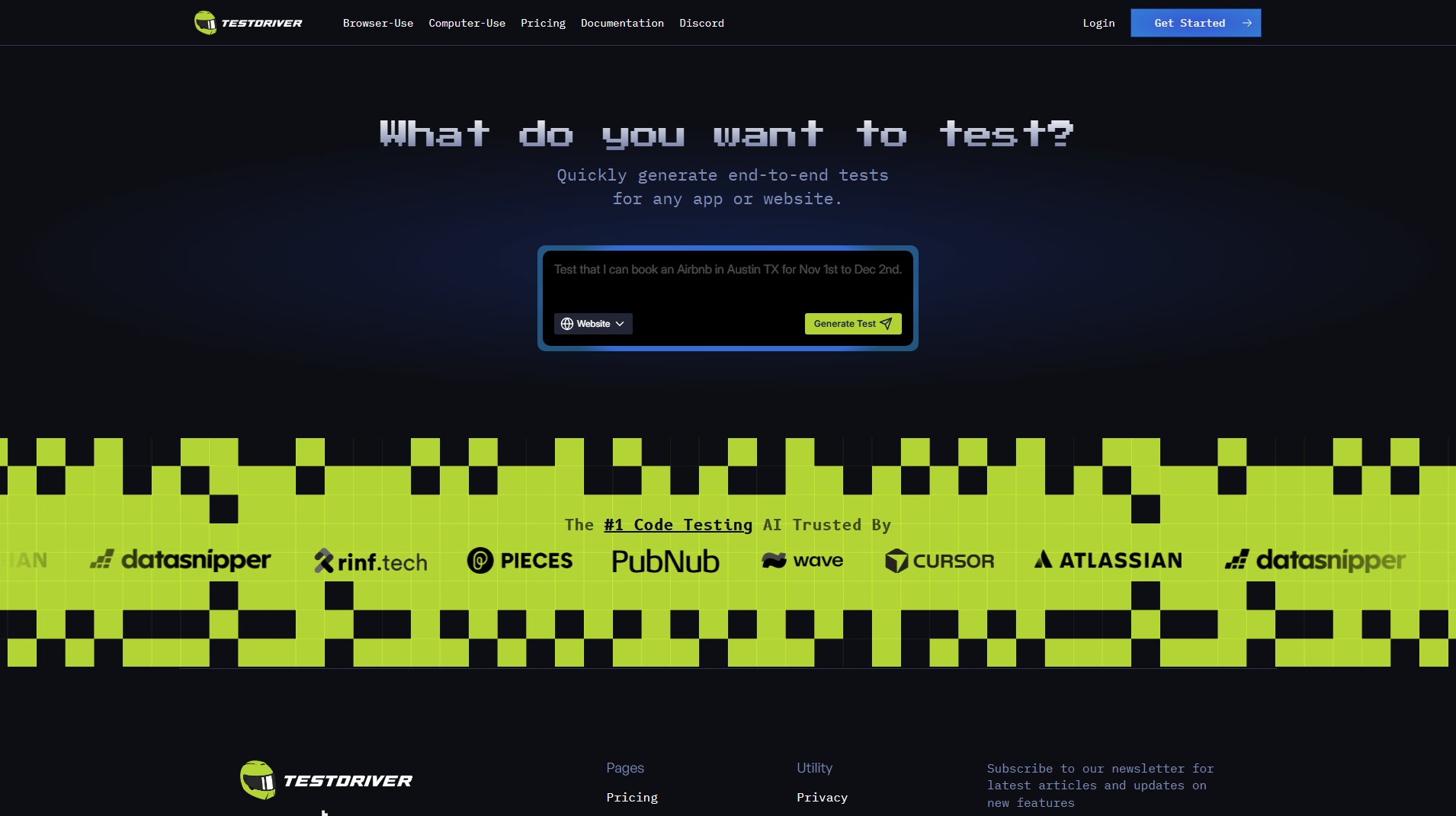 TestDriver TestDriver Interface & Screenshots