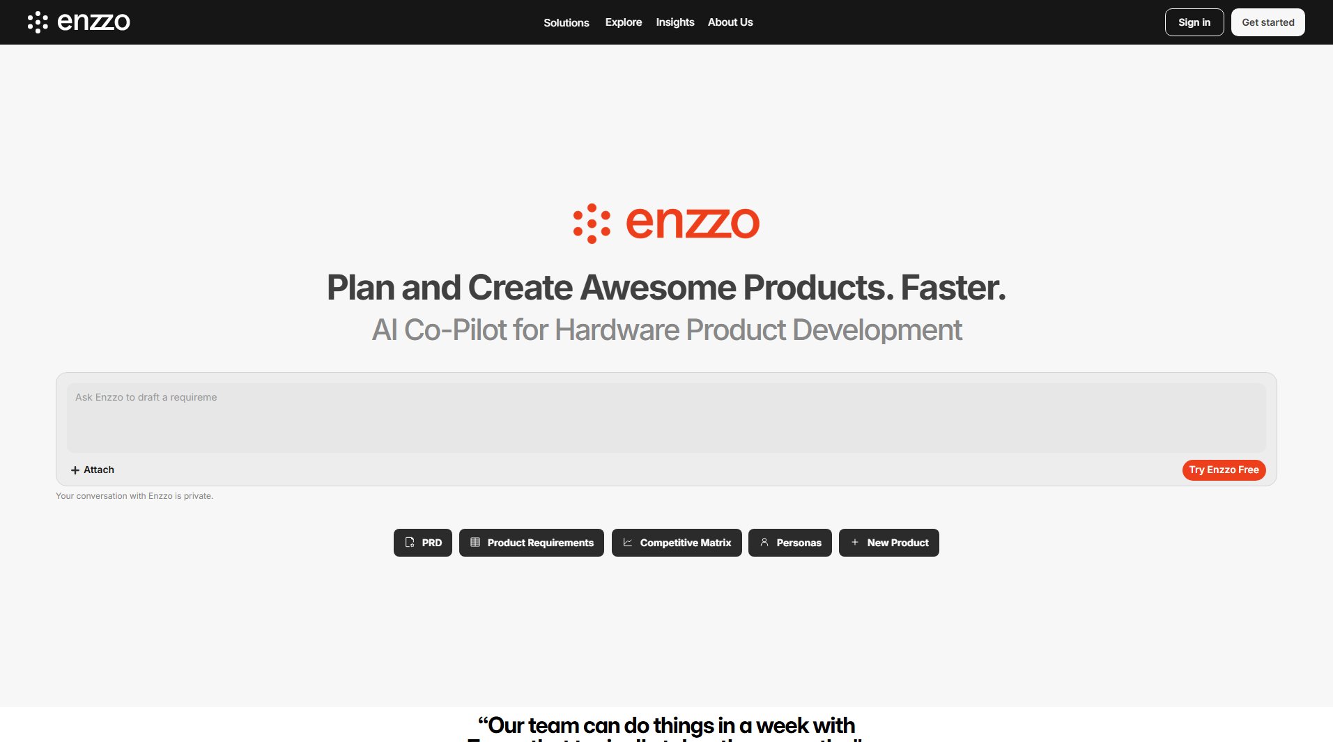 Enzzo AI Enzzo AI Interface & Screenshots Enzzo AI Enzzo AI Interface & Screenshots
