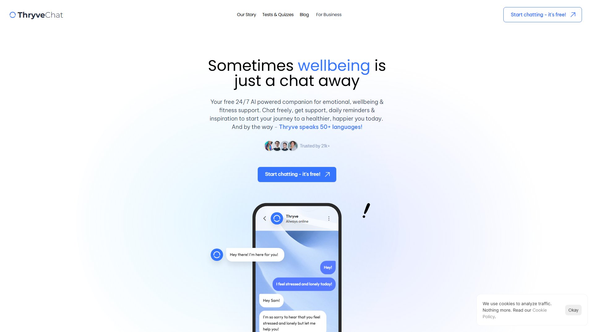 Thryve Thryve Interface & Screenshots Thryve Thryve Interface & Screenshots