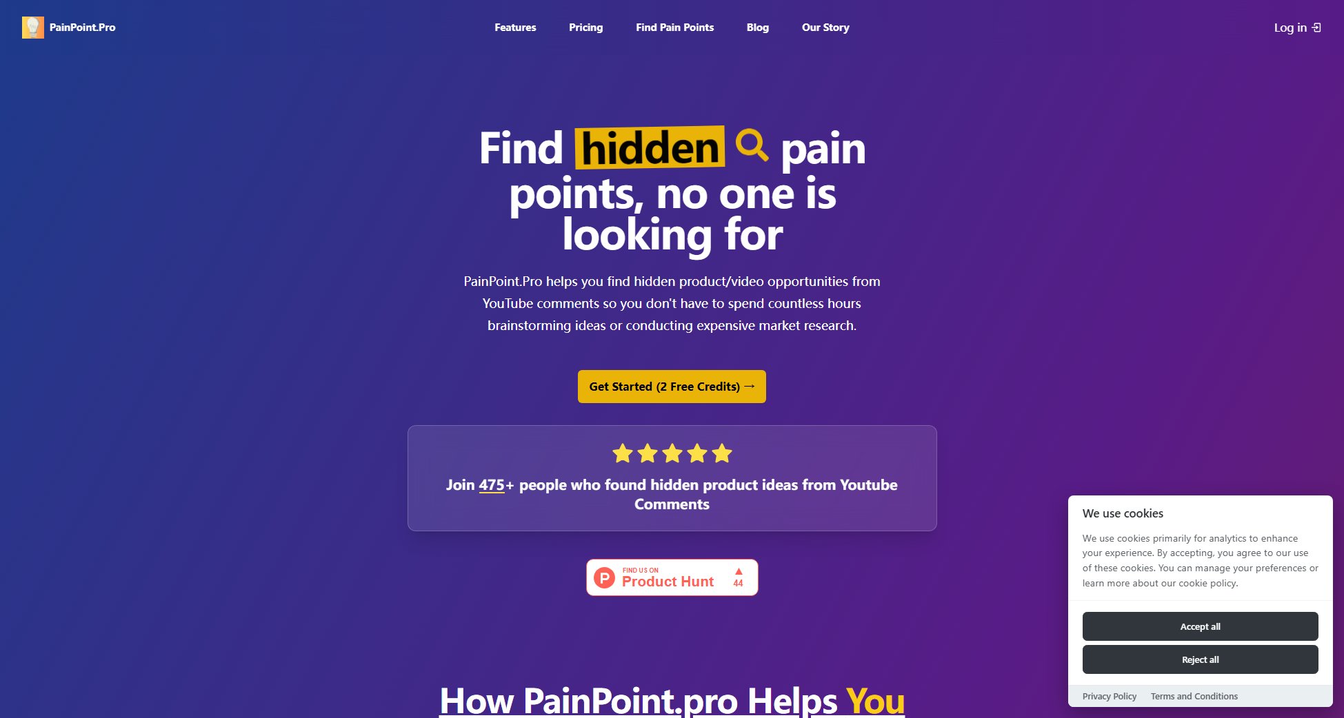 PainPoint.Pro PainPoint.Pro Interface & Screenshots PainPoint.Pro PainPoint.Pro Interface & Screenshots