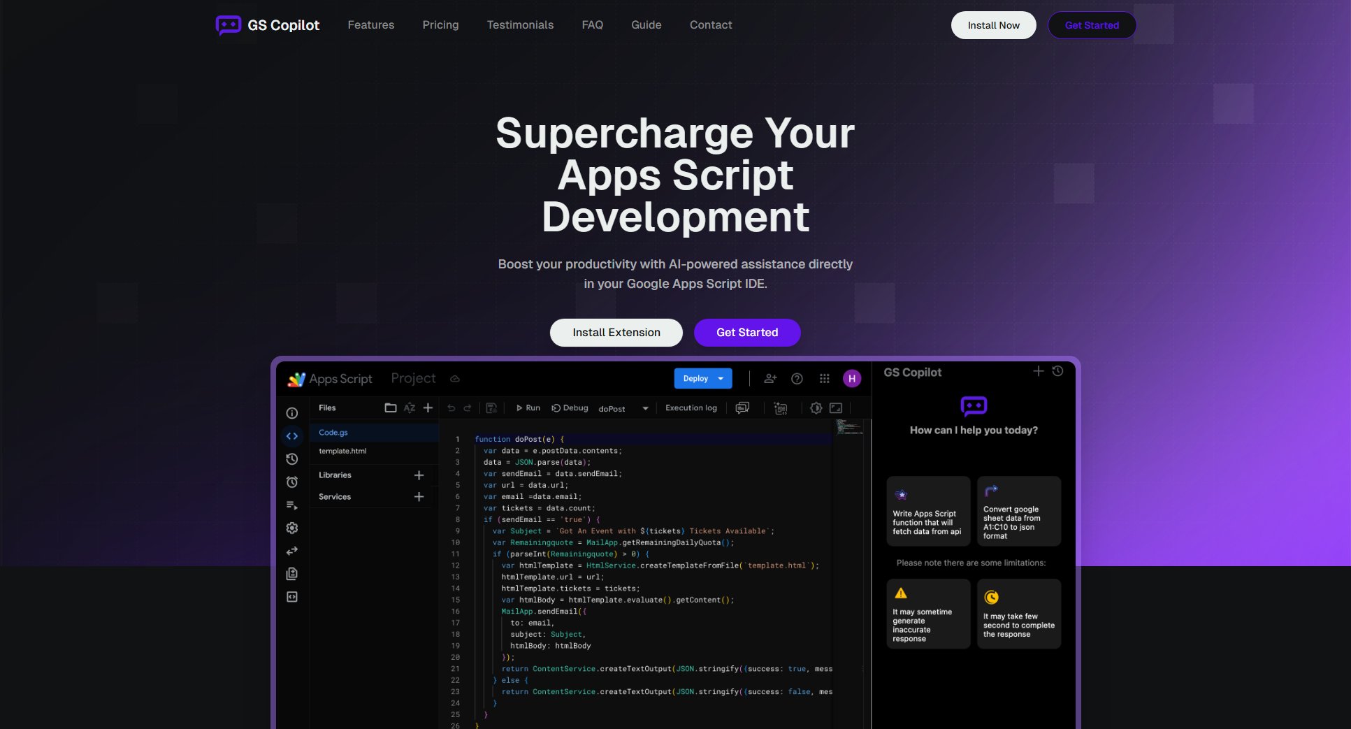 GS Copilot GS Copilot Interface & Screenshots GS Copilot GS Copilot Interface & Screenshots