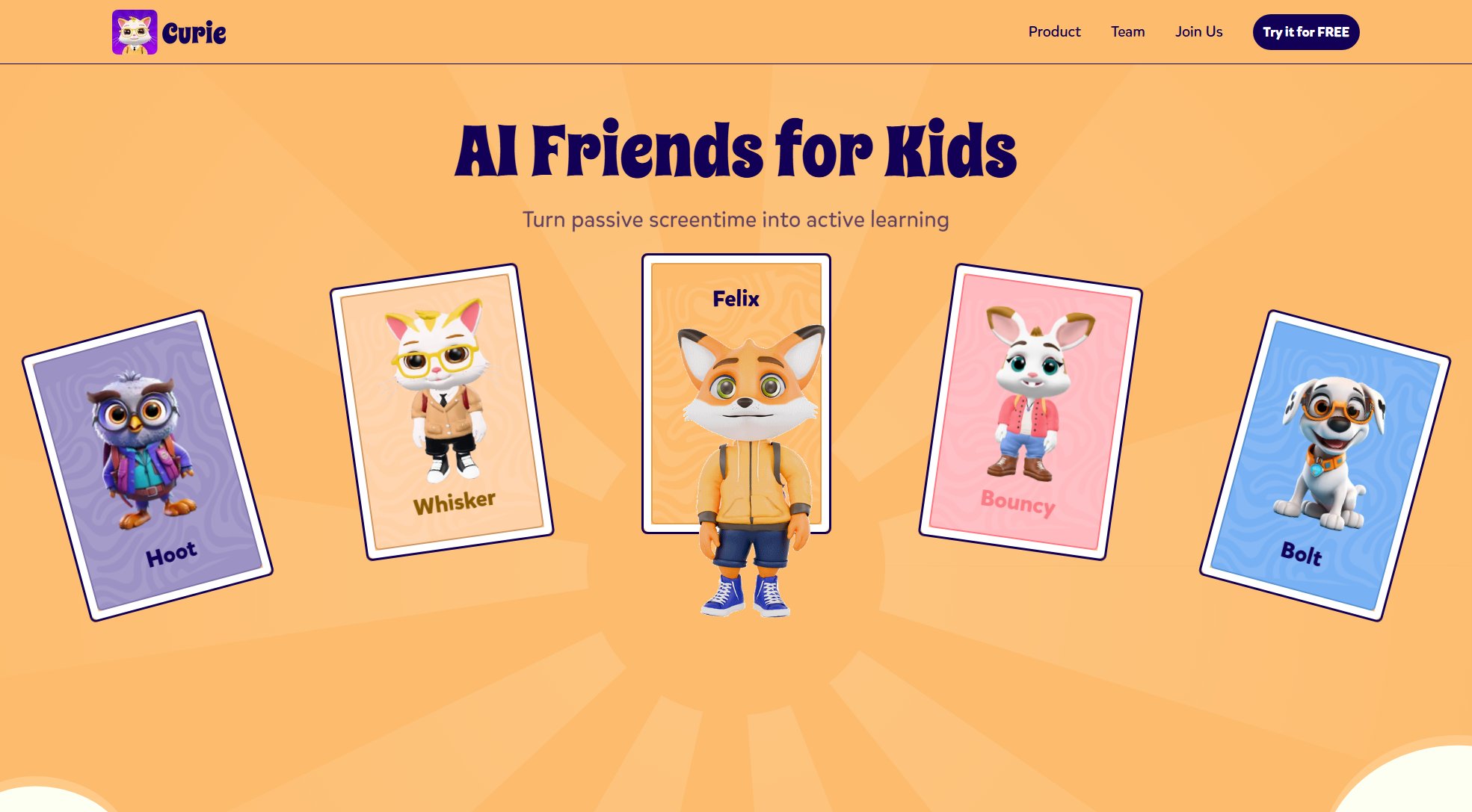 Curiosity Labs Curiosity Labs Interface & Screenshots