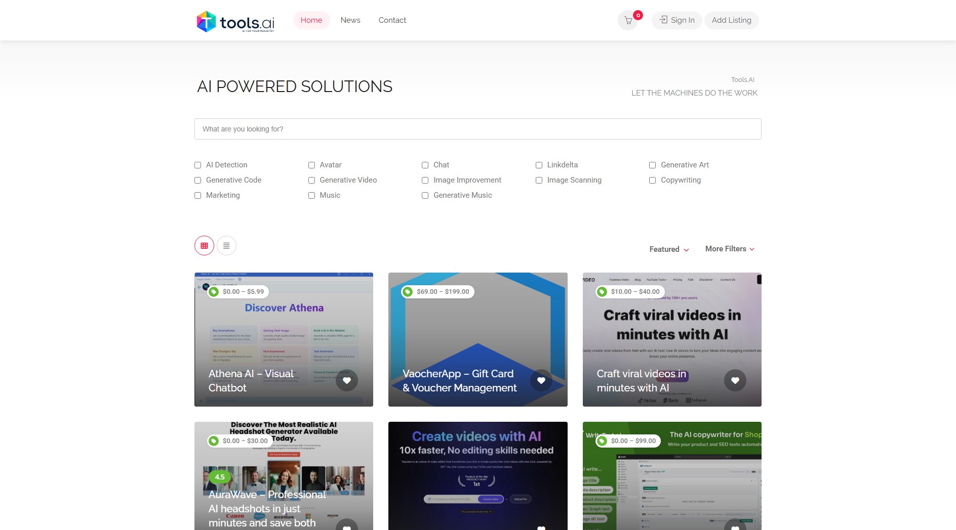 Tools.AI Tools.AI Interface & Screenshots Tools.AI Tools.AI Interface & Screenshots