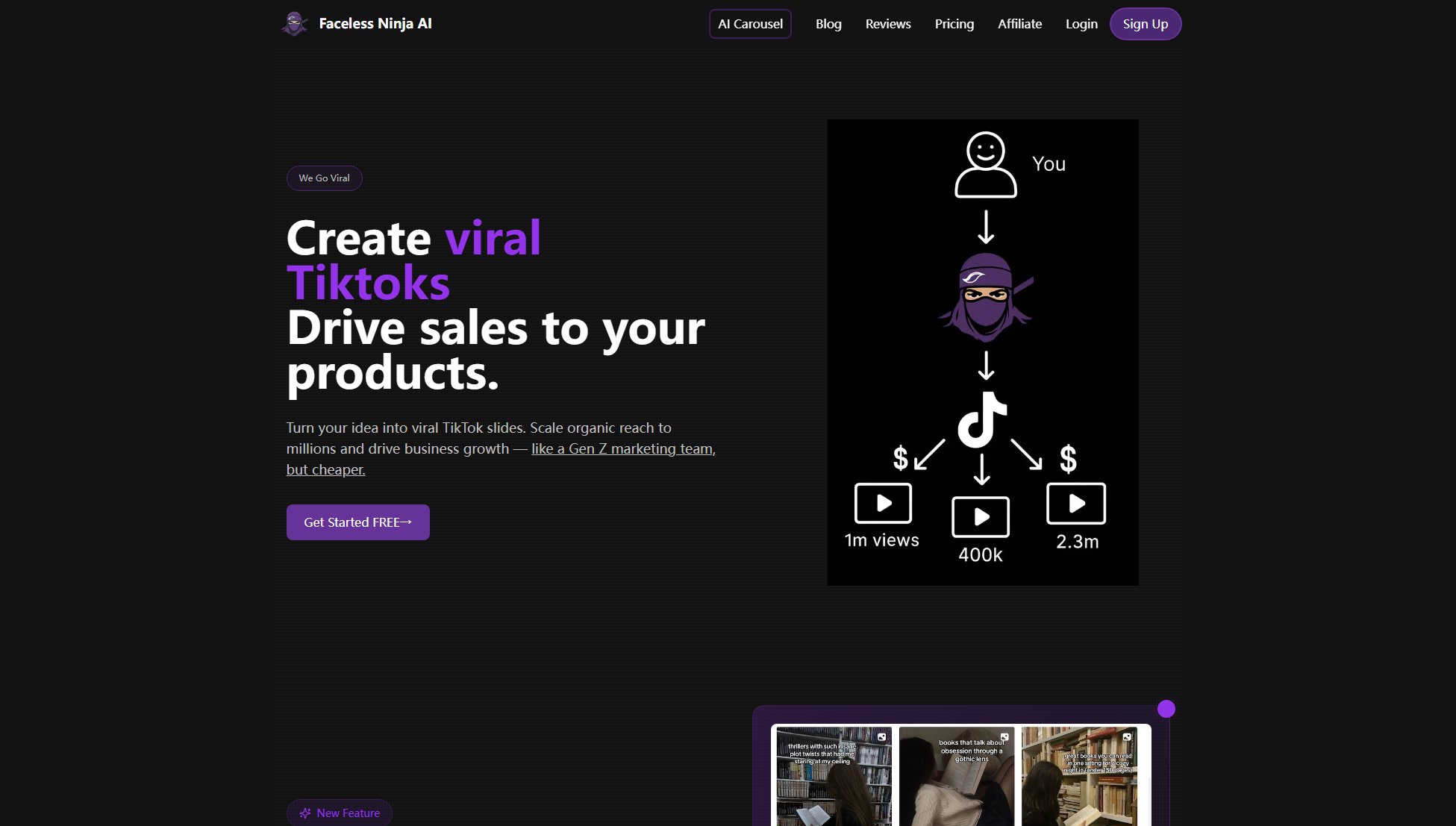 Faceless Ninja AI Faceless Ninja AI Interface & Screenshots