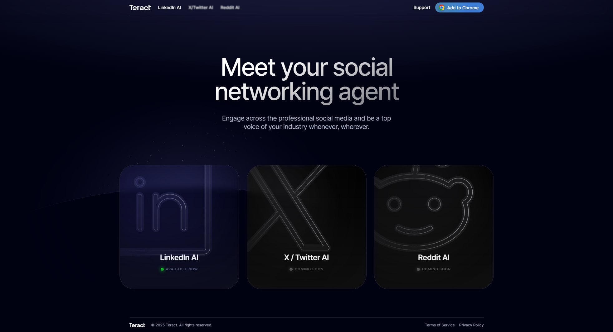 Teract Teract Interface & Screenshots Teract Teract Interface & Screenshots