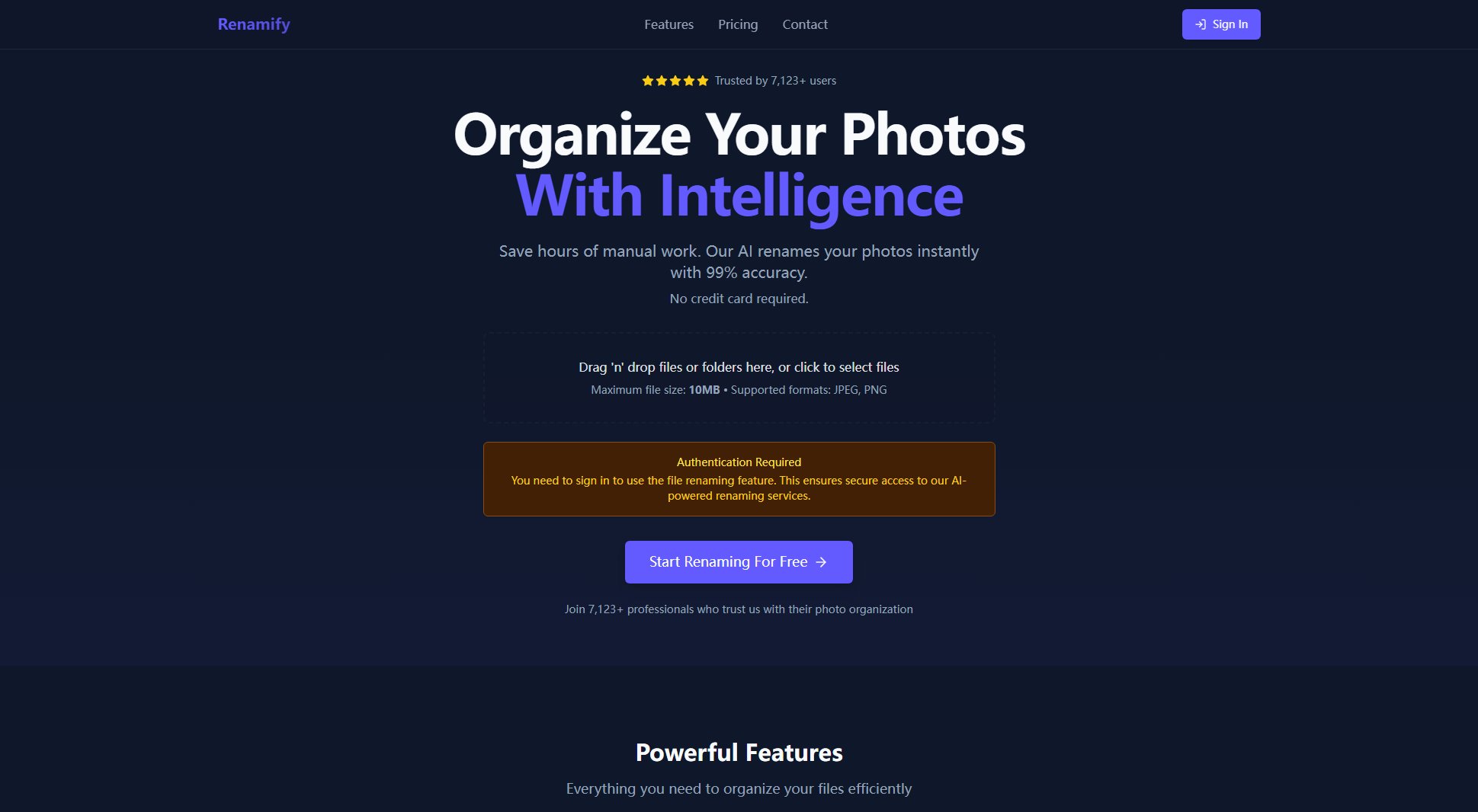 Renamify Renamify Interface & Screenshots
