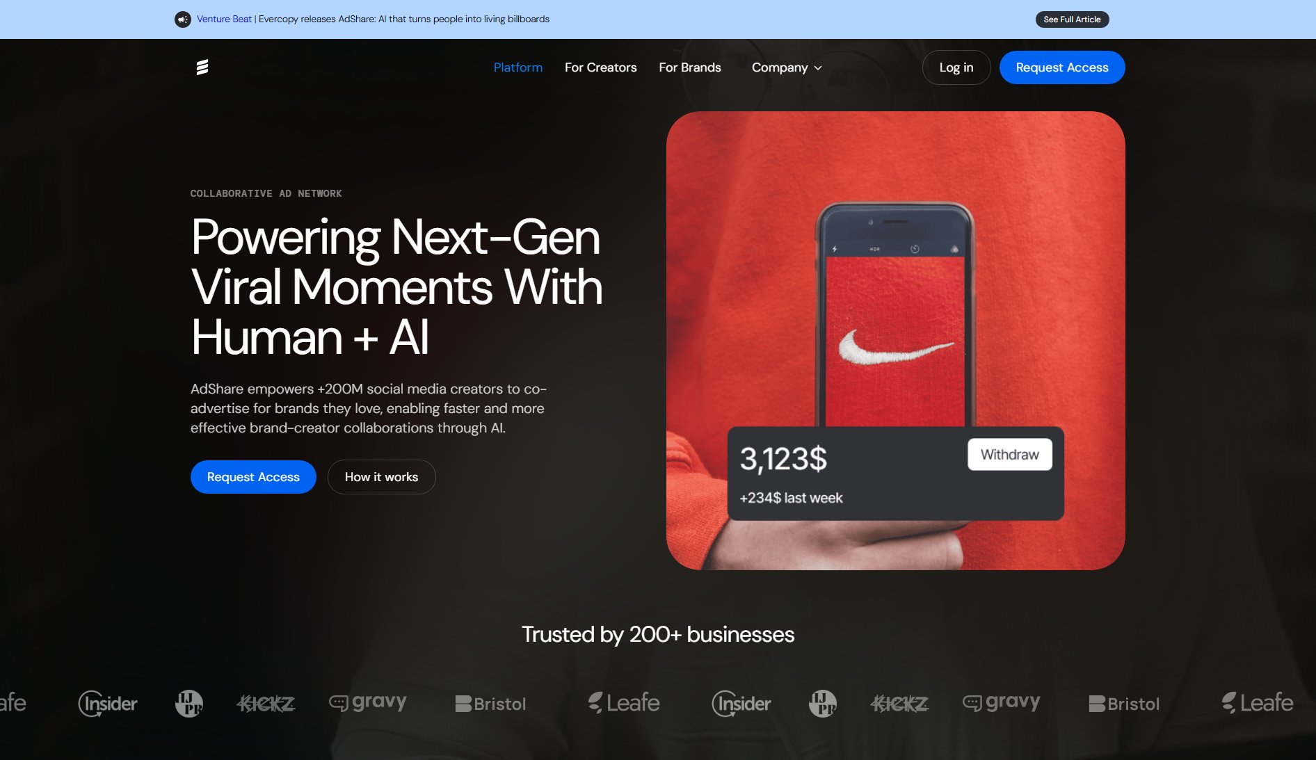 AdShare AdShare Interface & Screenshots AdShare AdShare Interface & Screenshots