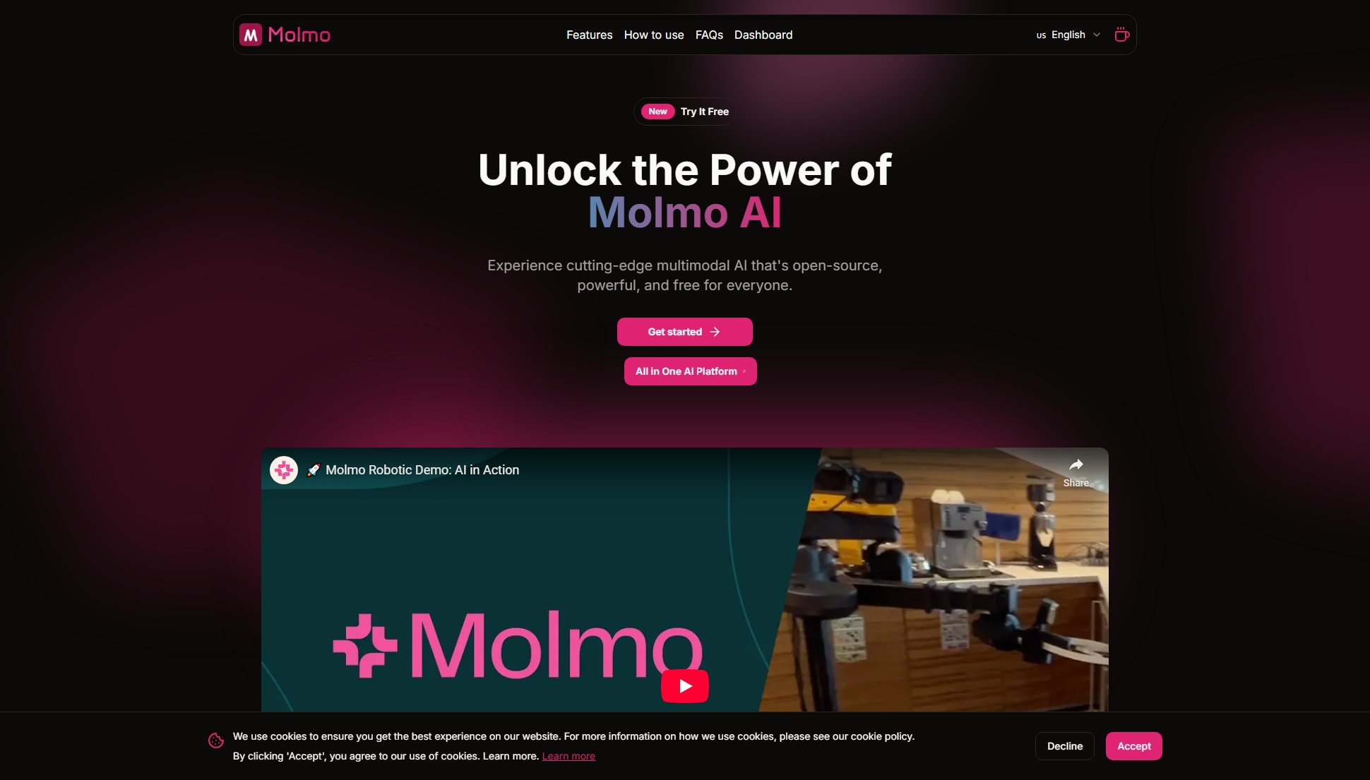 Molmo AI Molmo AI Interface & Screenshots Molmo AI Molmo AI Interface & Screenshots