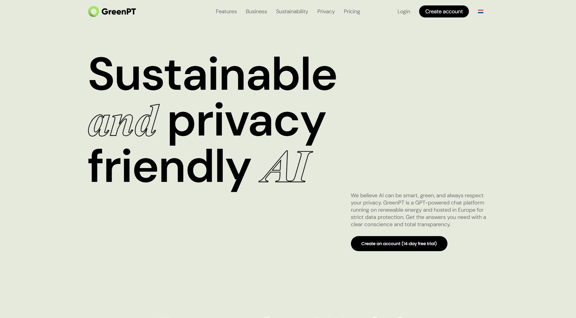 GreenPT GreenPT Interface & Screenshots GreenPT GreenPT Interface & Screenshots