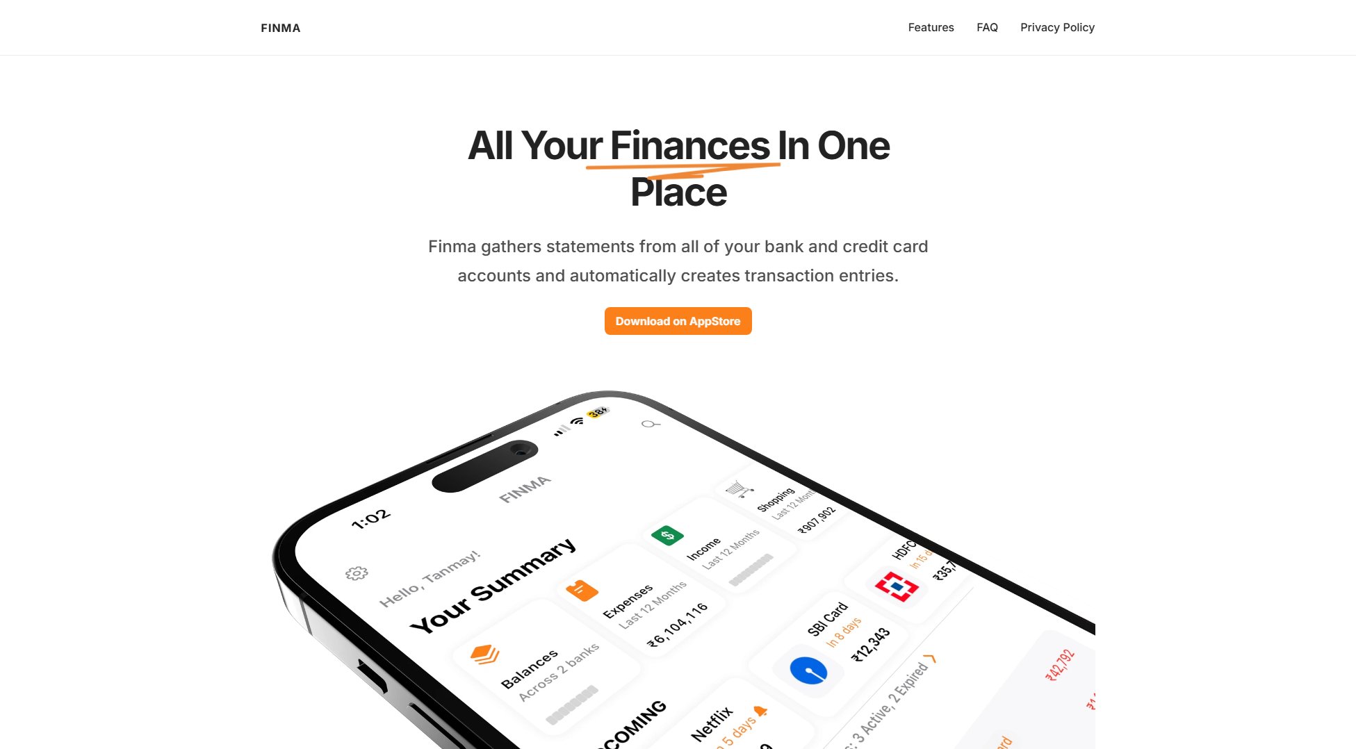 Finma Finma Interface & Screenshots Finma Finma Interface & Screenshots