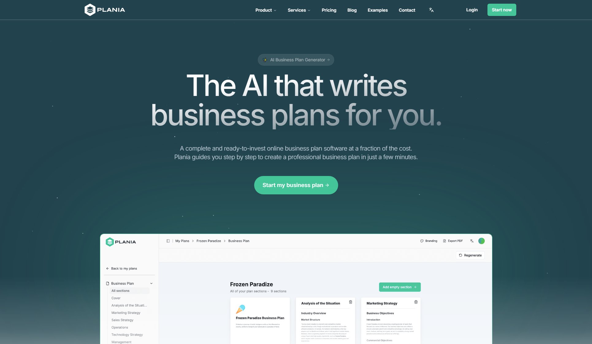 Plania Plania Interface & Screenshots
