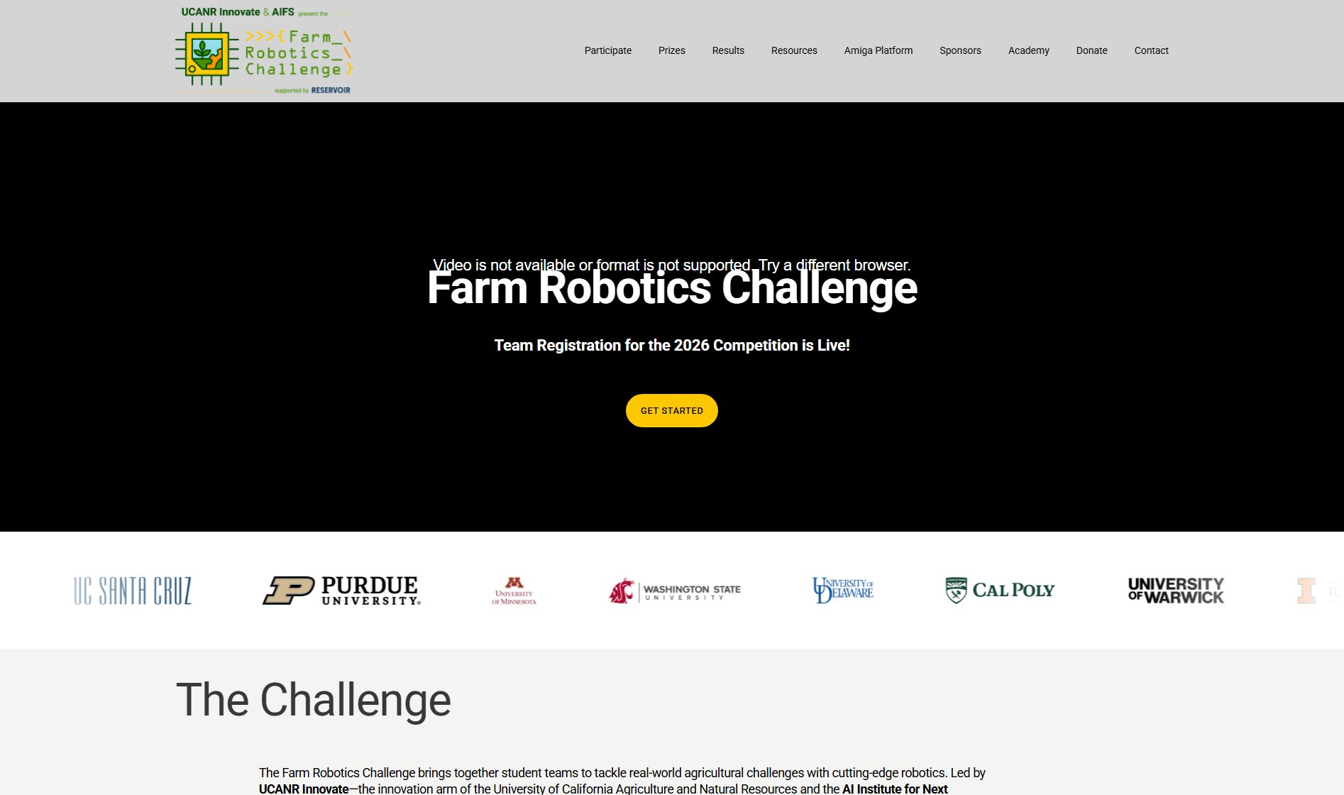 Farm Robotics Challenge Farm Robotics Challenge Interface & Screenshots Farm Robotics Challenge Farm Robotics Challenge Interface & Screenshots