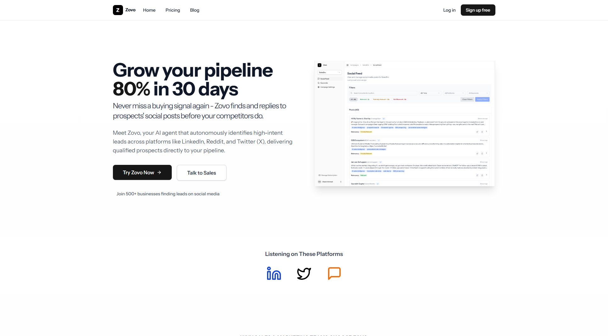Zovo Screenshot
