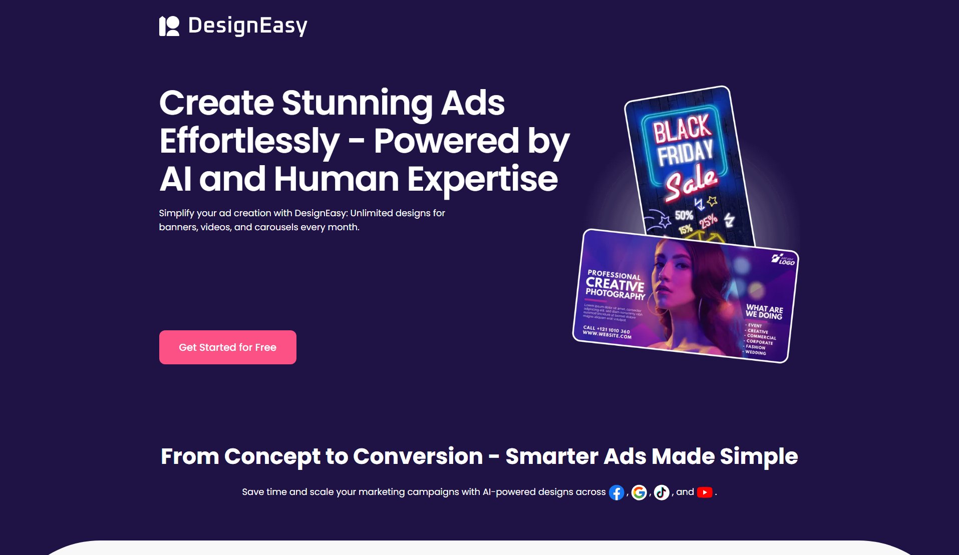DesignEasy - AI Ad Creator DesignEasy - AI Ad Creator Interface & Screenshots DesignEasy - AI Ad Creator DesignEasy - AI Ad Creator Interface & Screenshots