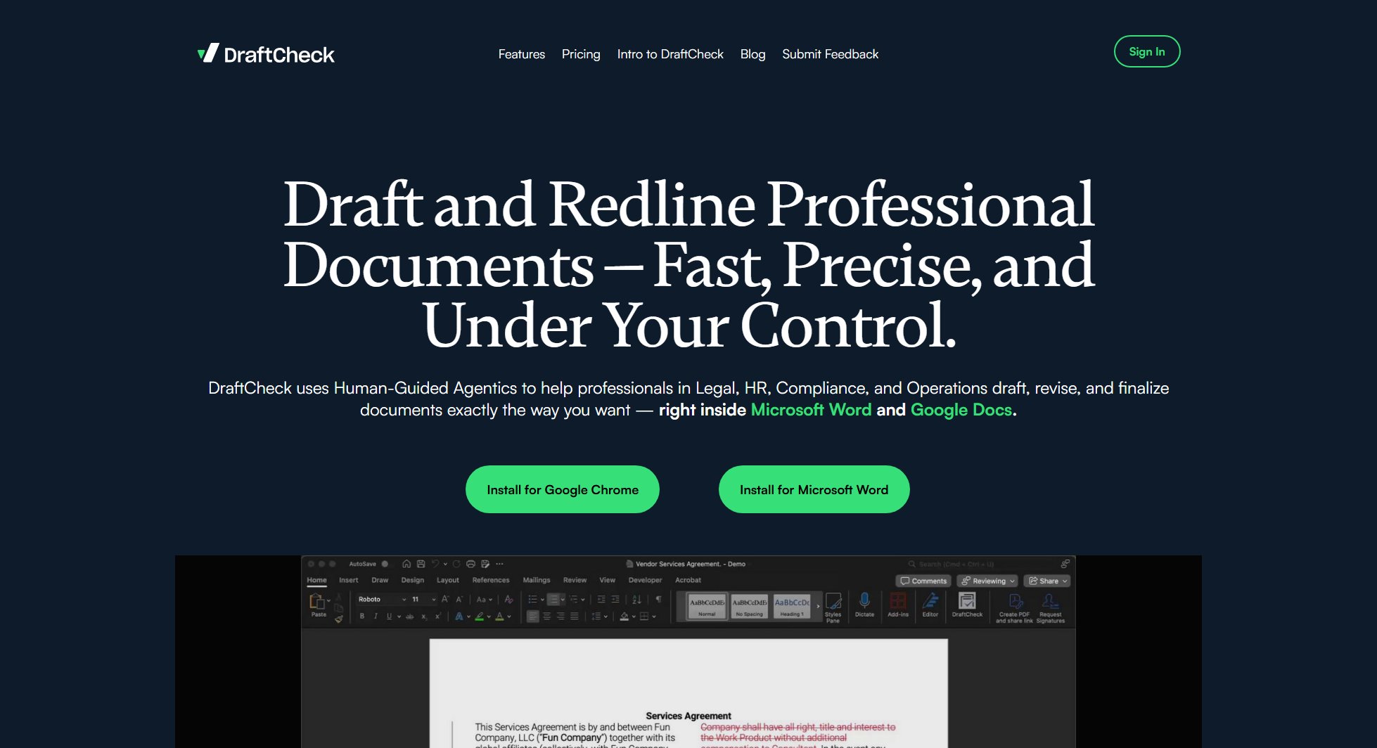 DraftCheck DraftCheck Interface & Screenshots DraftCheck DraftCheck Interface & Screenshots