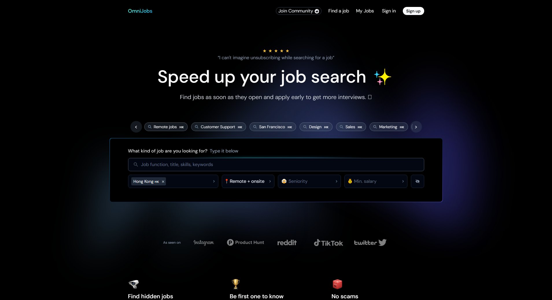 OmniJobs OmniJobs Interface & Screenshots OmniJobs OmniJobs Interface & Screenshots