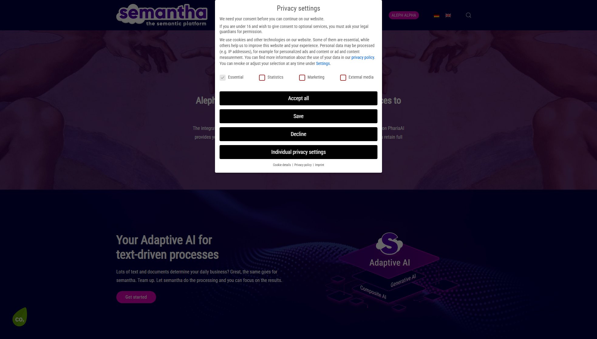 semantha semantha Interface & Screenshots
