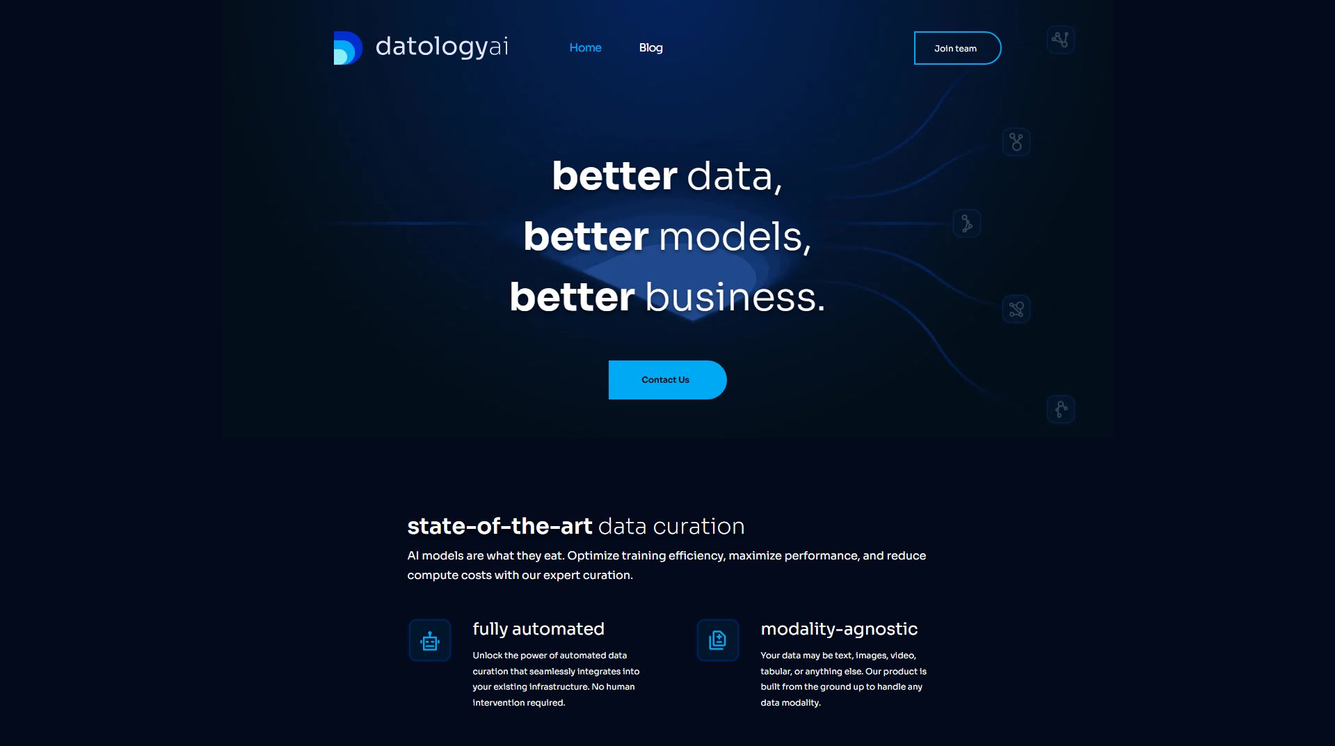 DatologyAI DatologyAI Interface & Screenshots
