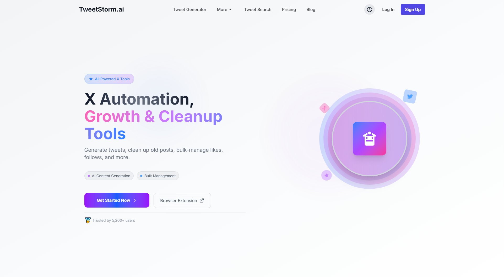TweetStorm.ai TweetStorm.ai Interface & Screenshots