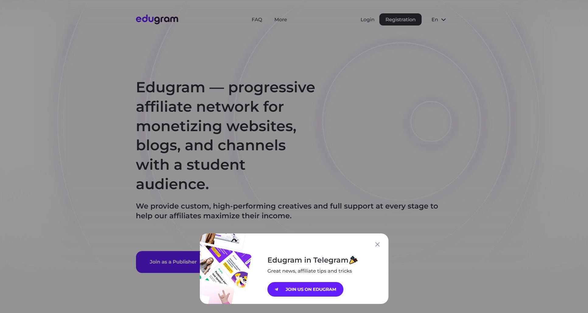 Edugram affiliate program Edugram affiliate program Interface & Screenshots Edugram affiliate program Edugram affiliate program Interface & Screenshots