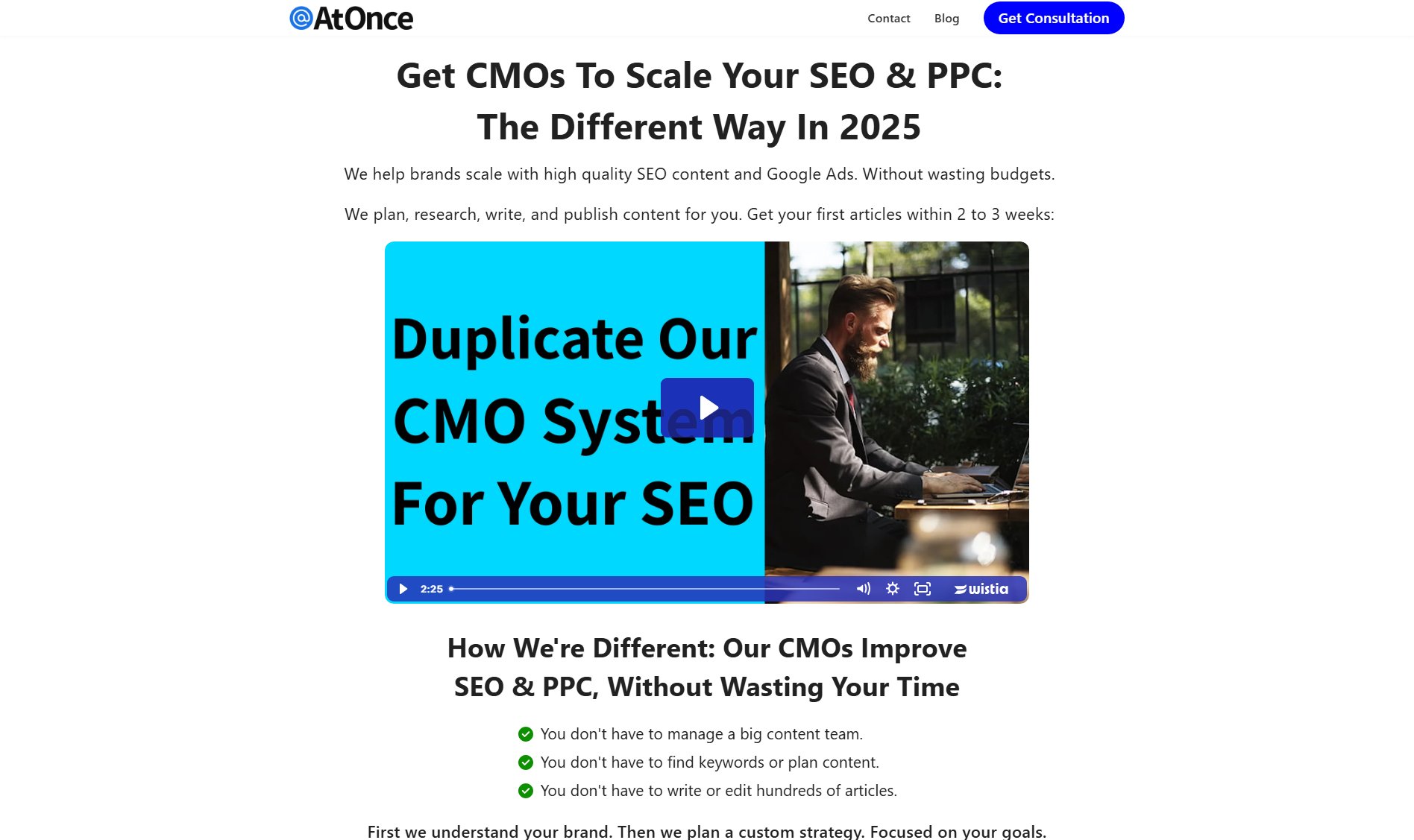 AtOnce AtOnce Interface & Screenshots