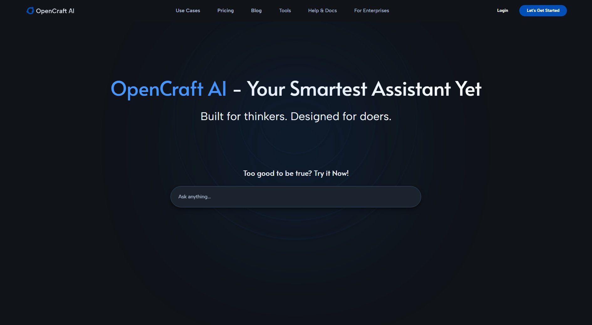 OpenCraft AI OpenCraft AI Interface & Screenshots
