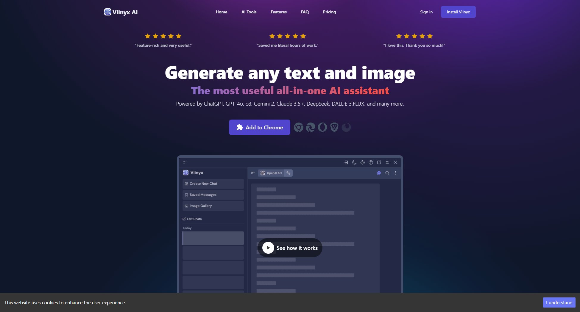 Viinyx AI Viinyx AI Interface & Screenshots Viinyx AI Viinyx AI Interface & Screenshots