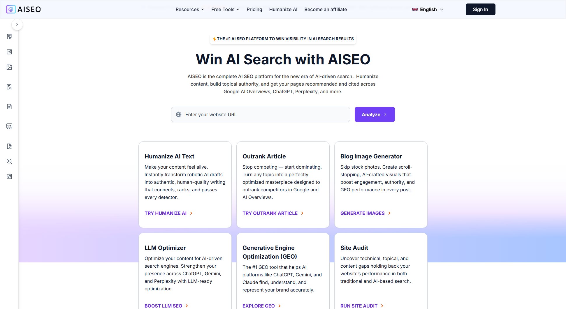 AISEO AISEO Interface & Screenshots