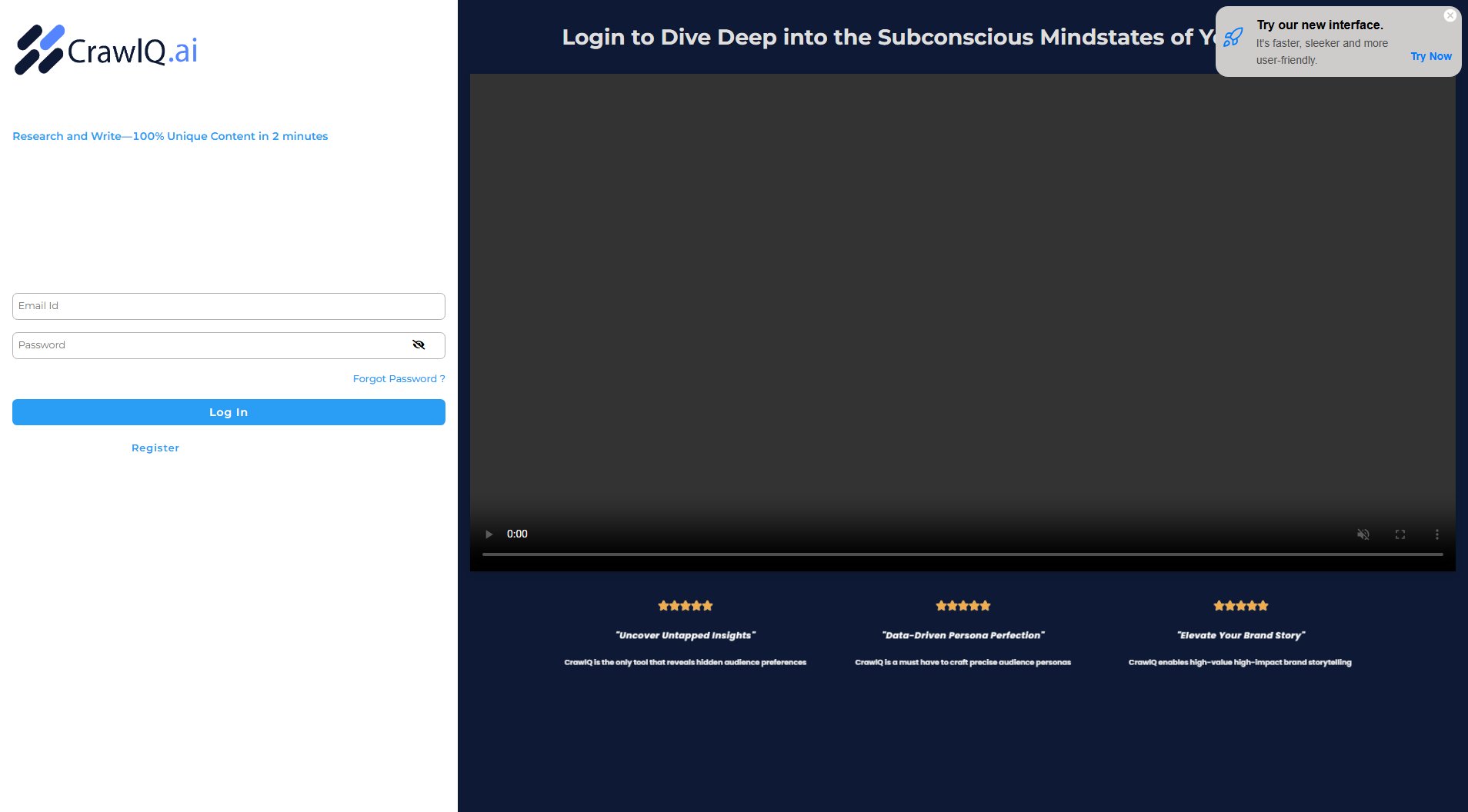 CrawlQ.ai CrawlQ.ai Interface & Screenshots CrawlQ.ai CrawlQ.ai Interface & Screenshots