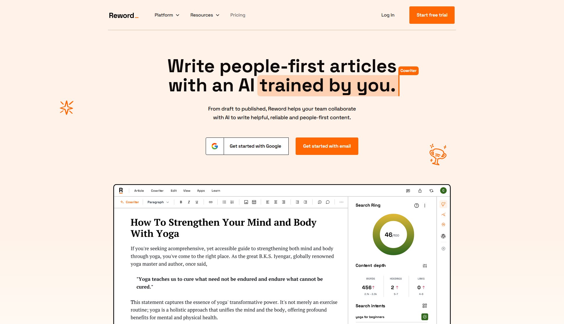 Reword Reword Interface & Screenshots Reword Reword Interface & Screenshots