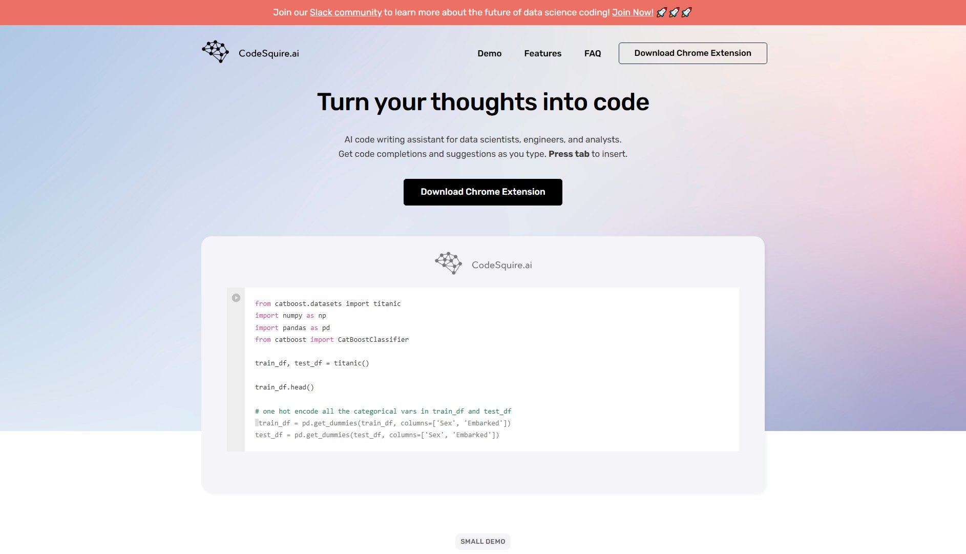 CodeSquire CodeSquire Interface & Screenshots