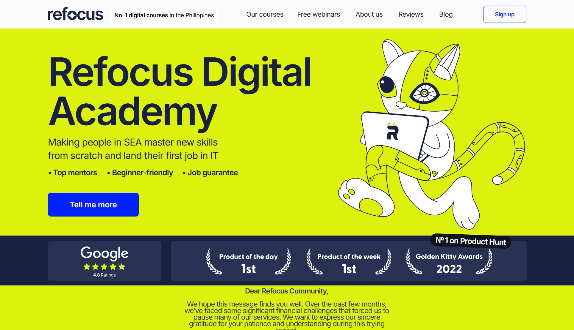 Refocus Digital Academy Screenshot