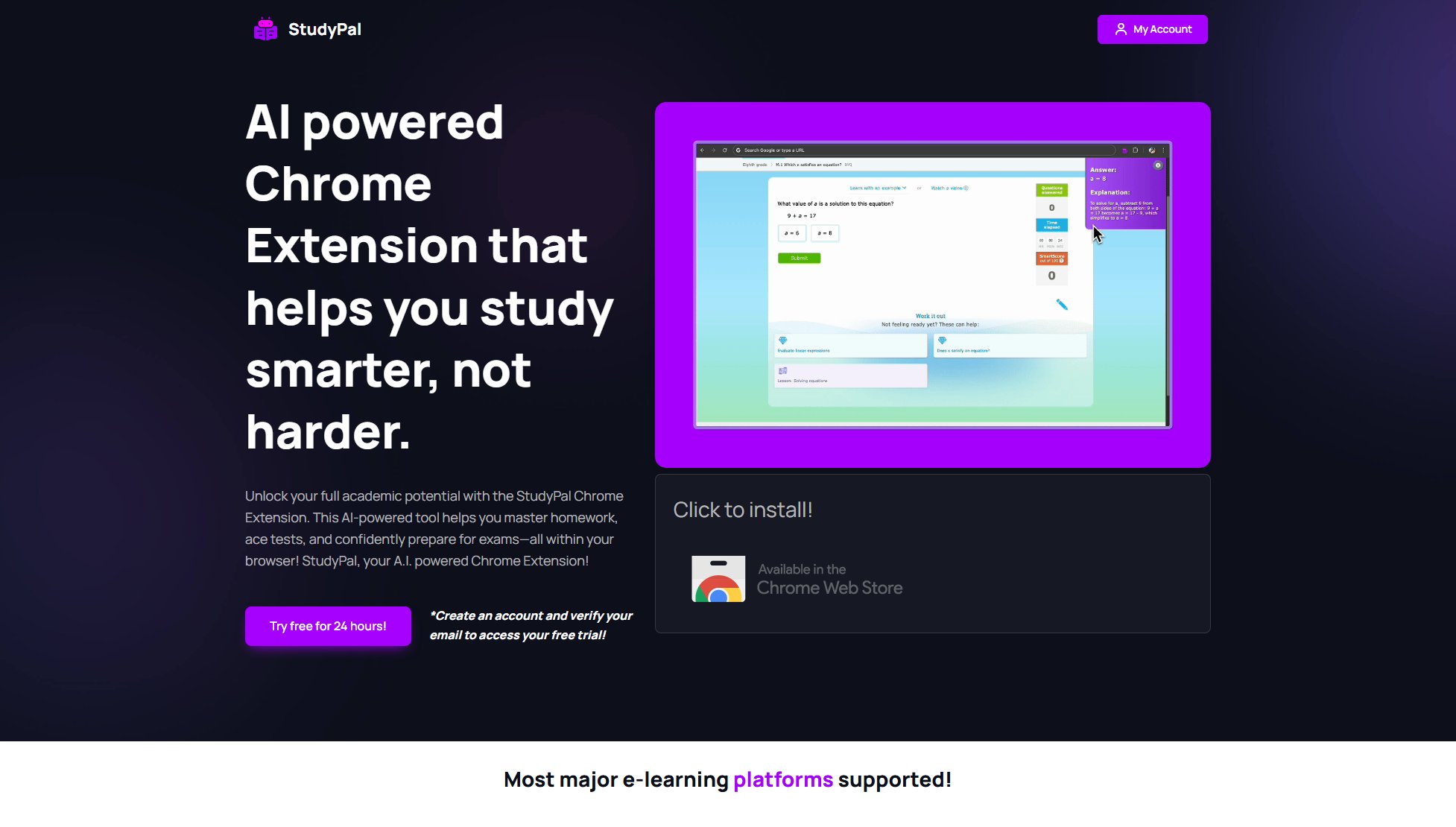 StudyPal StudyPal Interface & Screenshots