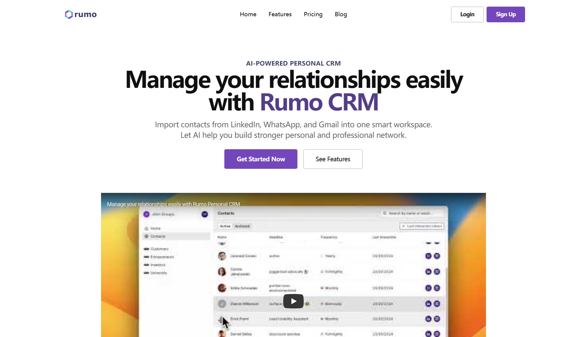 Rumo Rumo Interface & Screenshots Rumo Rumo Interface & Screenshots