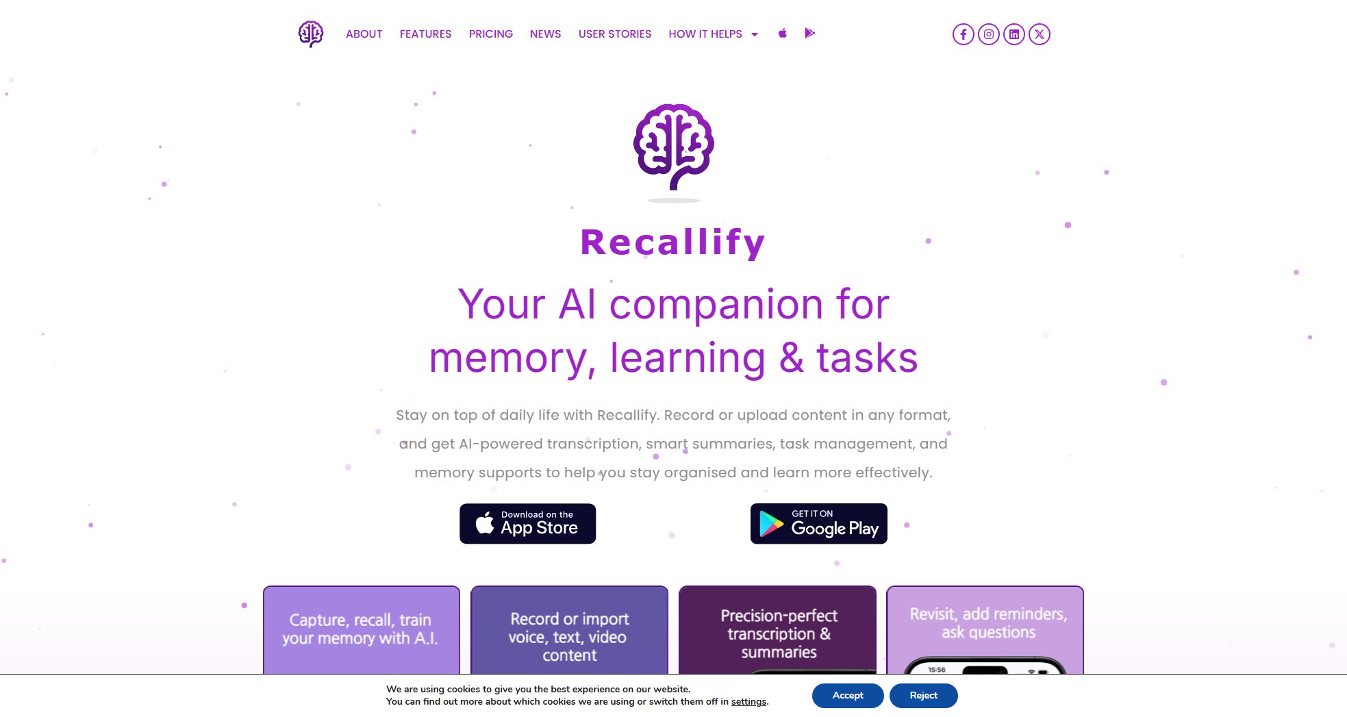 Recallify Recallify Interface & Screenshots Recallify Recallify Interface & Screenshots