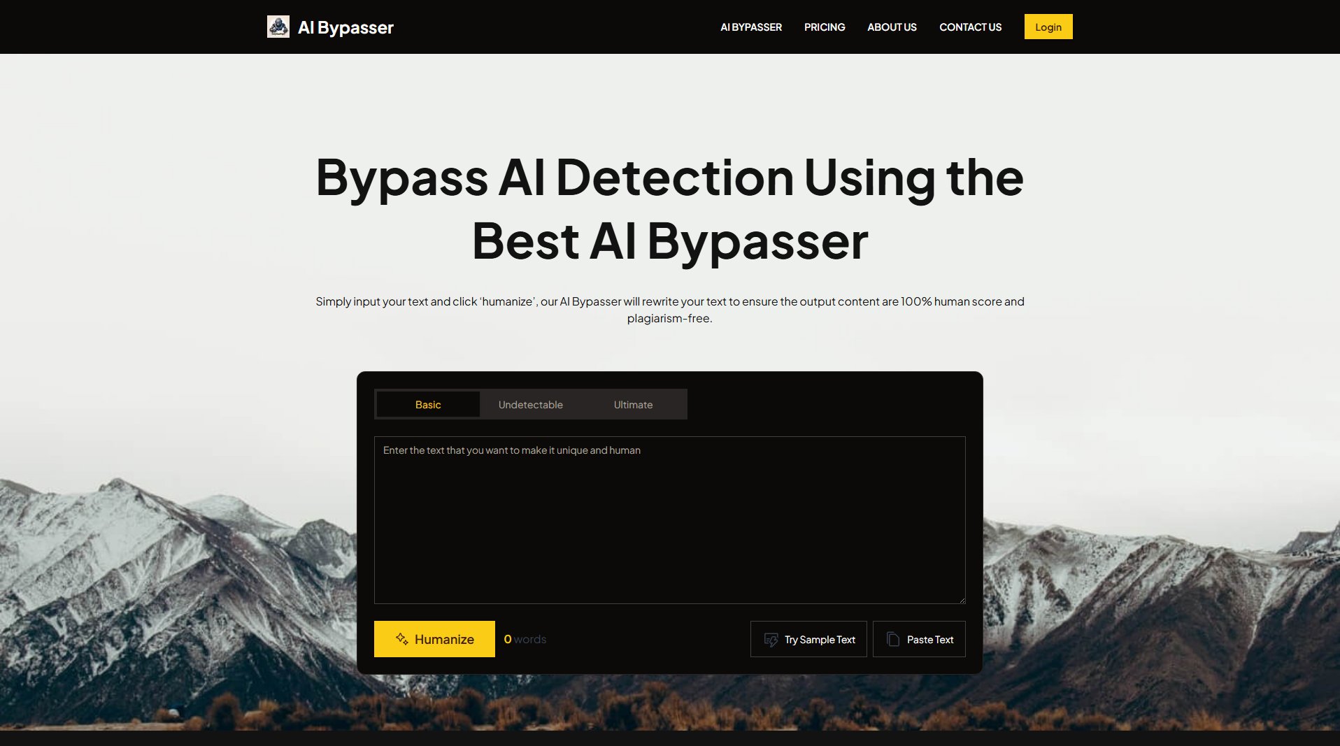 AI Bypasser AI Bypasser Interface & Screenshots AI Bypasser AI Bypasser Interface & Screenshots